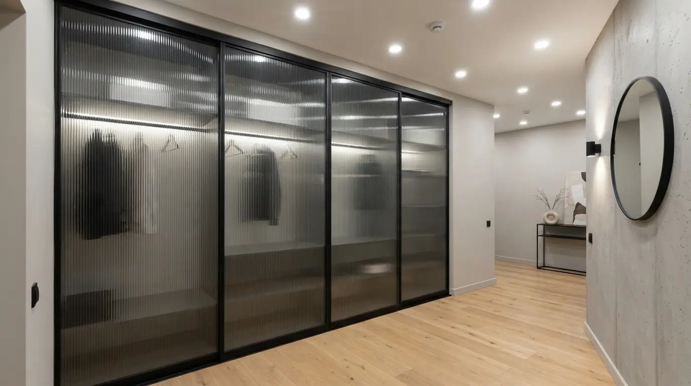 Монтаж двери в гардеробную: из каких этапов состоит — фото 8