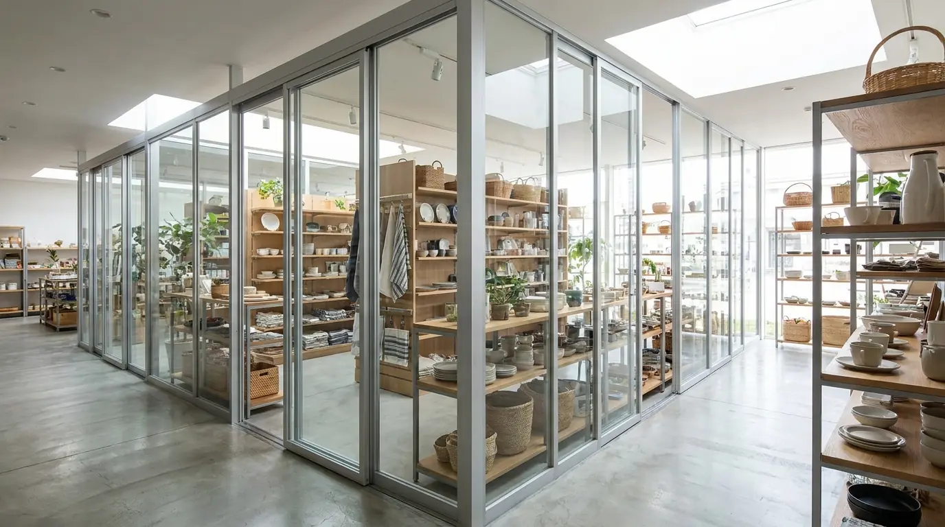 Перегородки для торгового зала магазина на заказ — фото 12
