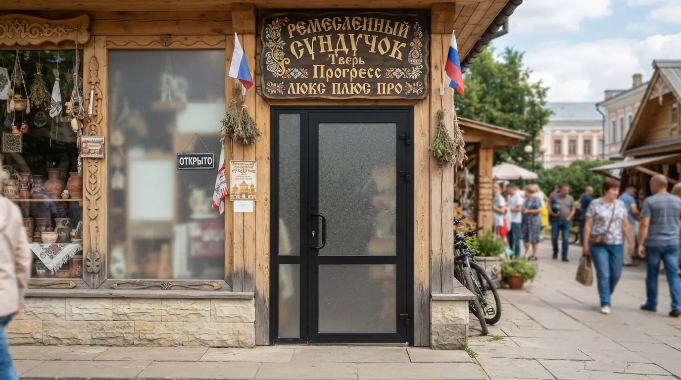 Раздвижные двери для входной группы магазина — фото 7
